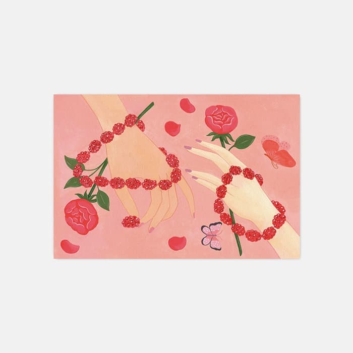 [NEW] 산딸기 목걸이 소프트 규조토 발매트 이미지