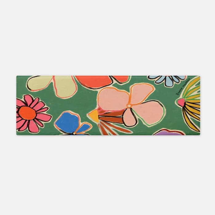 VINTAGE GARDEN GREEN 주방매트 러너, 러그 이미지