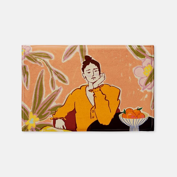 WOMAN WITH ORANGES 발매트 이미지