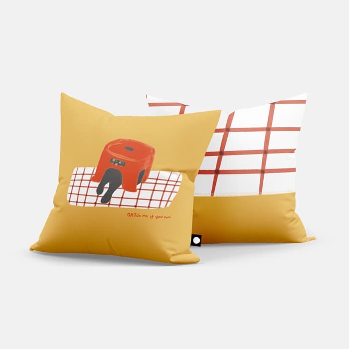 [NEW] CATch me if you can 쿠션 커버 이미지