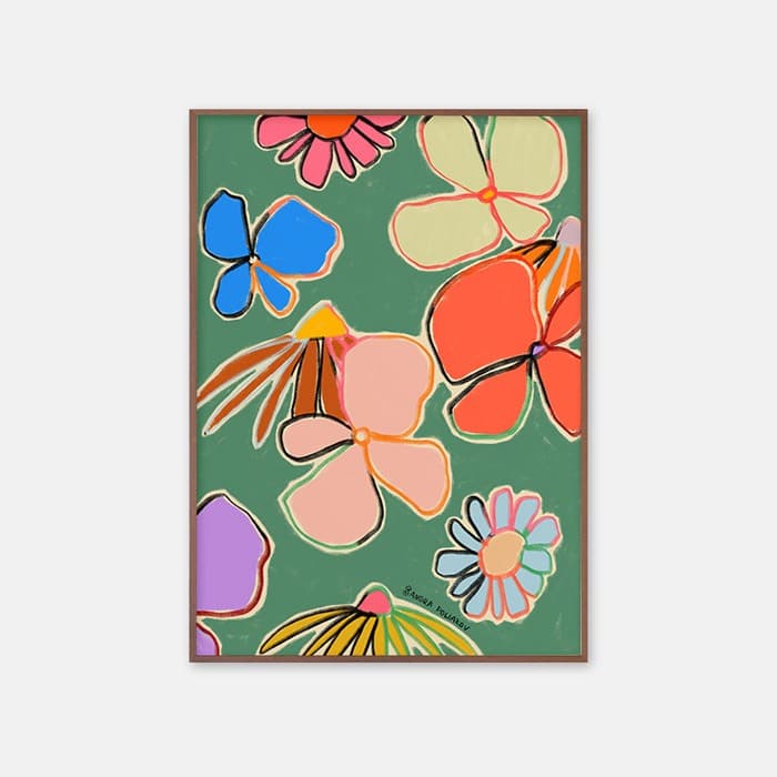 VINTAGE GARDEN GREEN 포스터 이미지