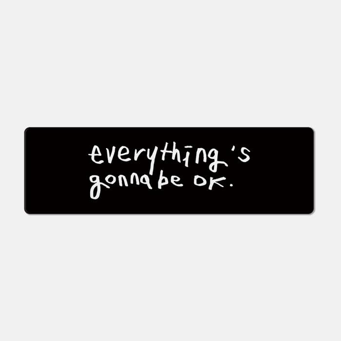 [주문폭주 | 예약배송] everything's gonna be ok. pvc 주방매트 이미지