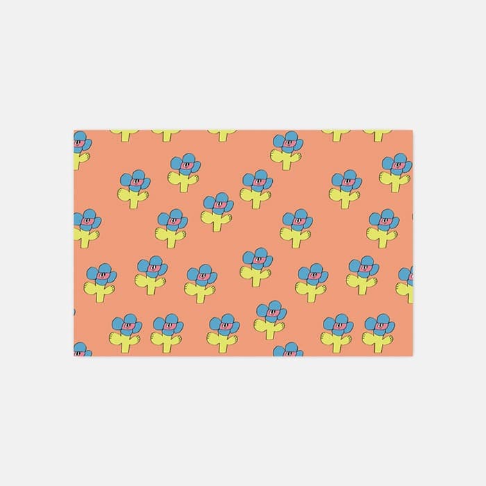 [NEW] Pattern flower 2 소프트 규조토 발매트 이미지