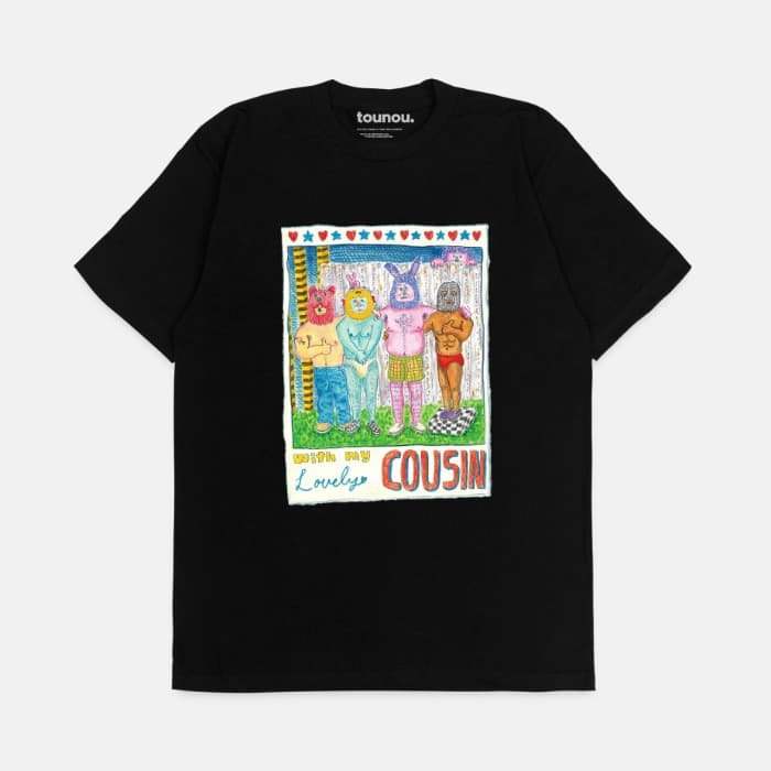 요상한 친척 반팔티셔츠 이미지