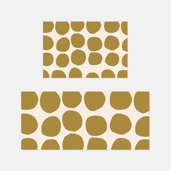 Circles cream 소프트 규조토 발매트, 주방매트 이미지