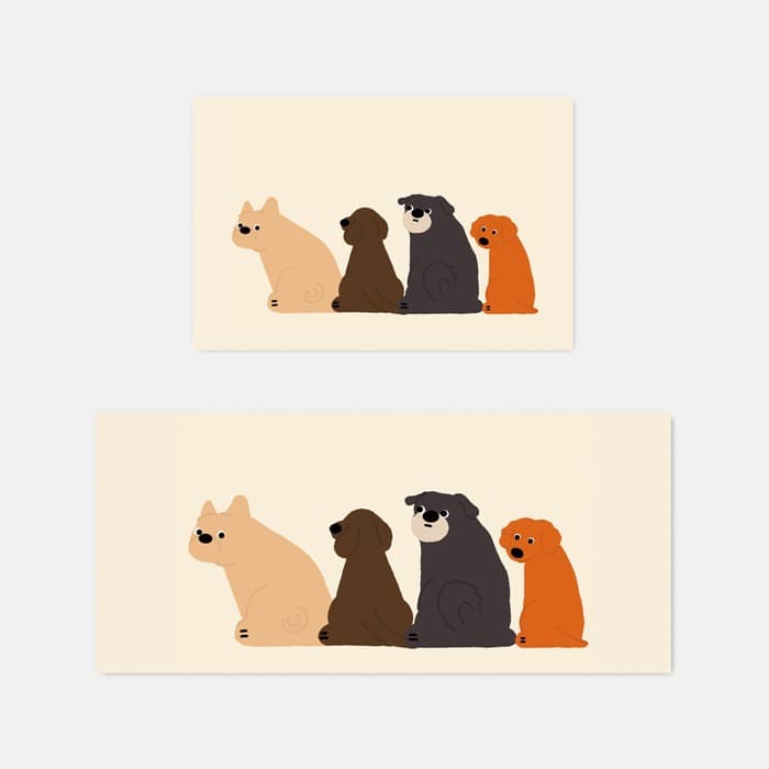 FOUR BACKS WAITING 소프트 규조토 발매트, 주방매트 이미지