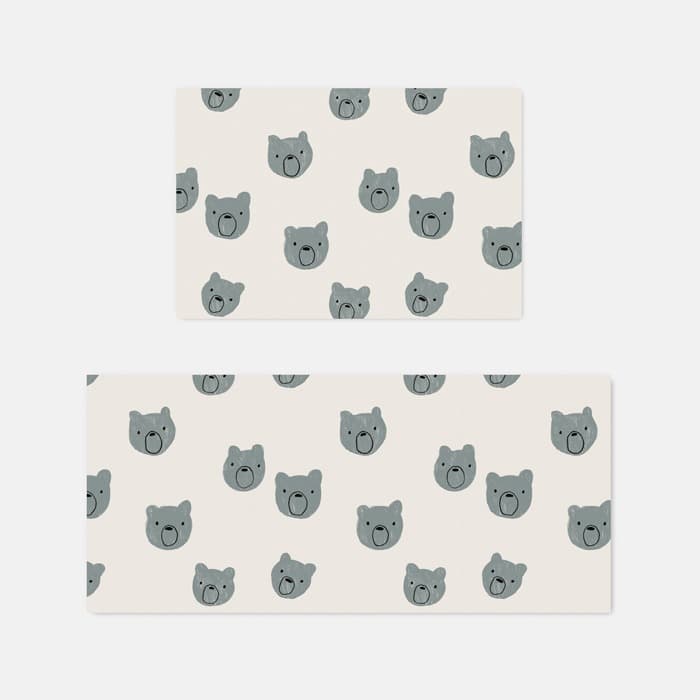 Nounours white 소프트 규조토 발매트, 주방매트 이미지