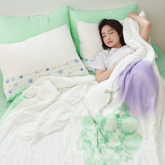 청포도 쿨터치 여름 냉감 이불 이미지