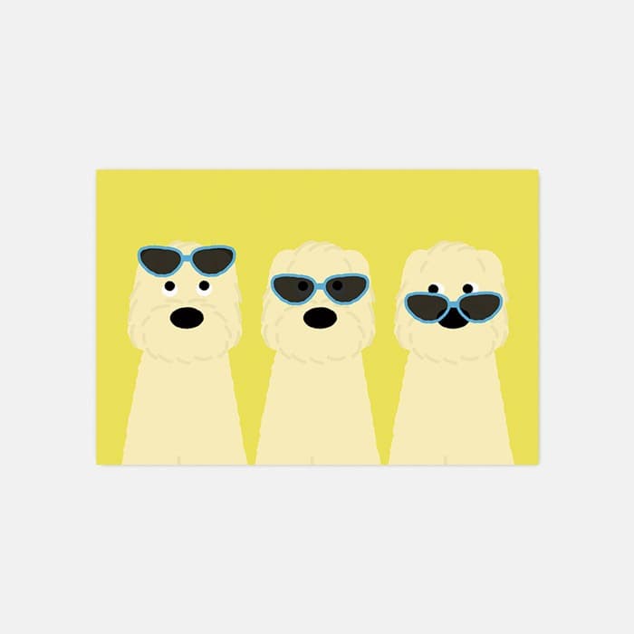 [NEW] BLUE SUNGLASSES 소프트 규조토 발매트 이미지