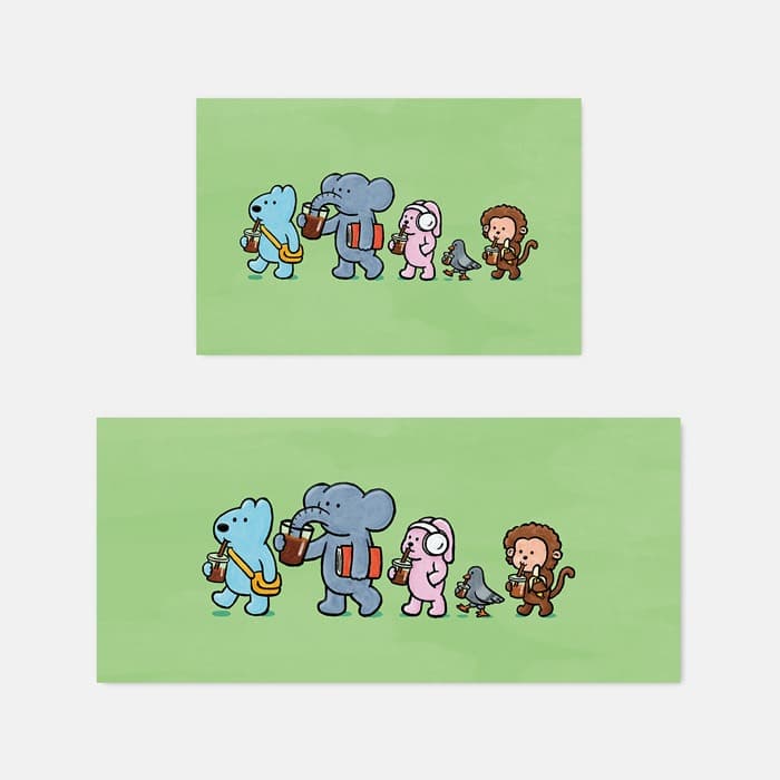 [NEW] 다 같이 커피와 함께 출근 소프트 규조토 발매트, 주방매트 이미지