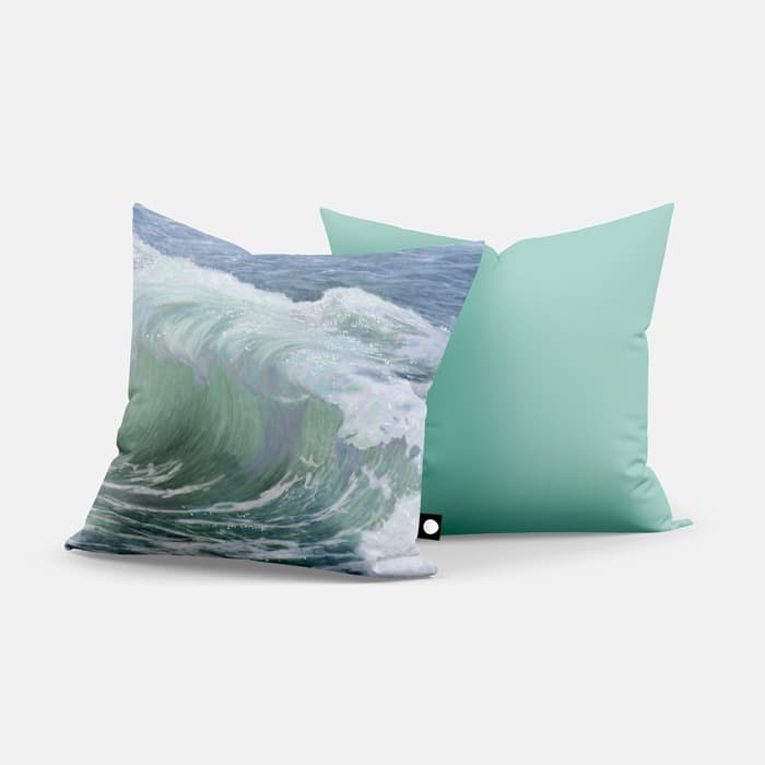 Big wave 쿠션 커버 이미지