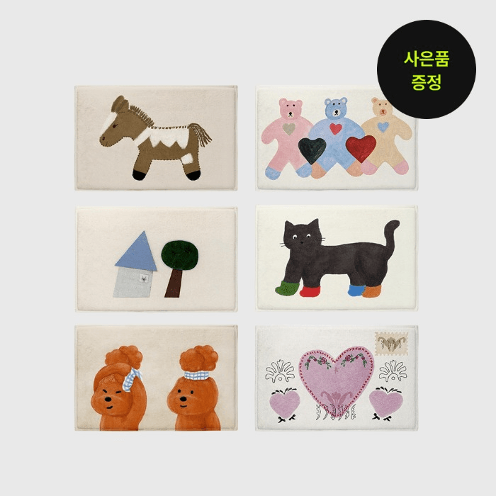 [100원딜] 극세사 발매트 골라담기 이미지