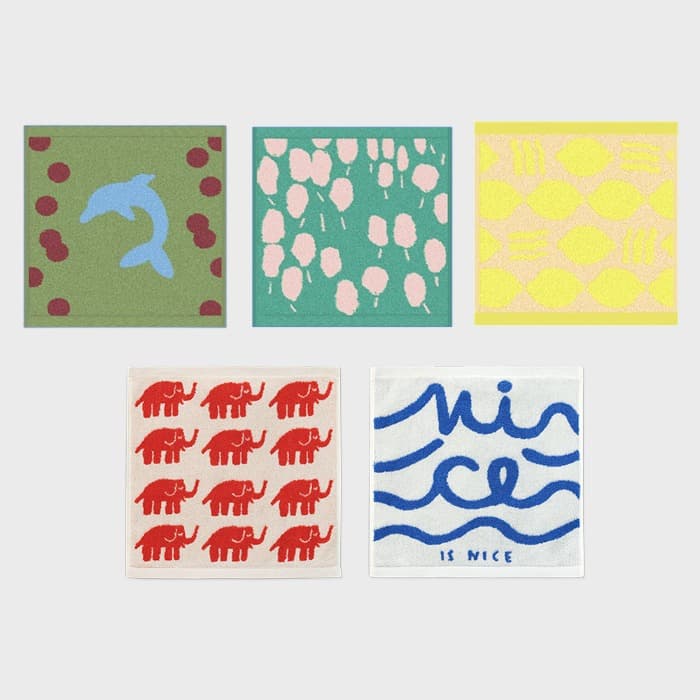 핸드타월 골라담기 5p set (패키지 증정) 이미지
