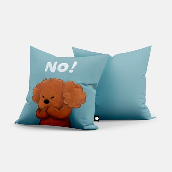 no brushing 쿠션 커버 이미지