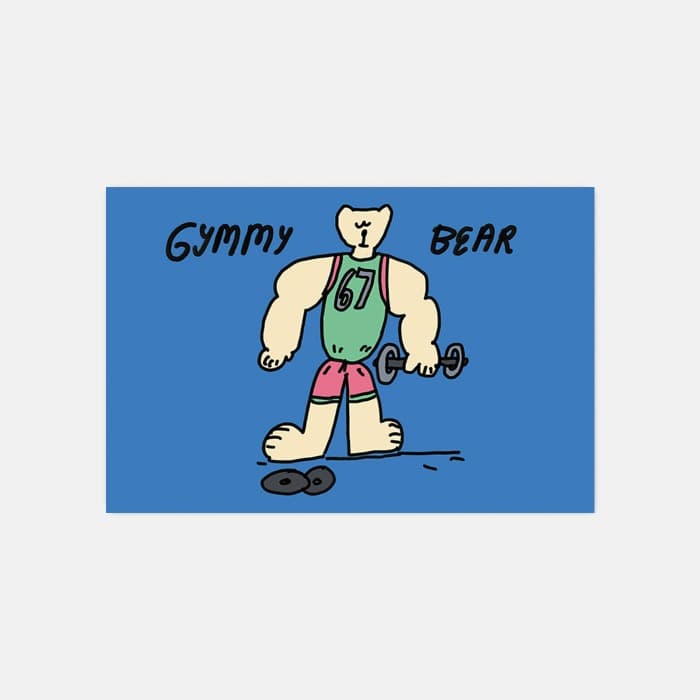 Gym bear 규조토 발매트 이미지