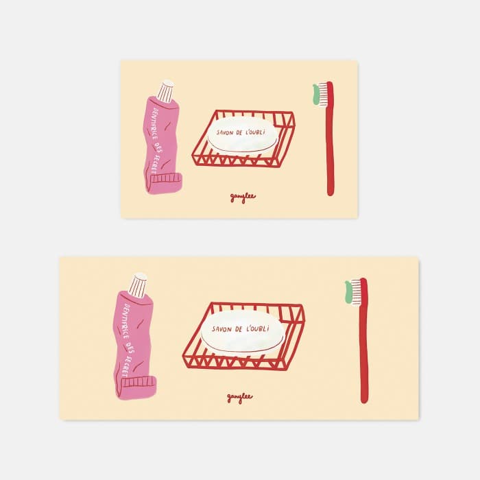 세수 먼저 양치 먼저 소프트 규조토 발매트, 주방매트 이미지