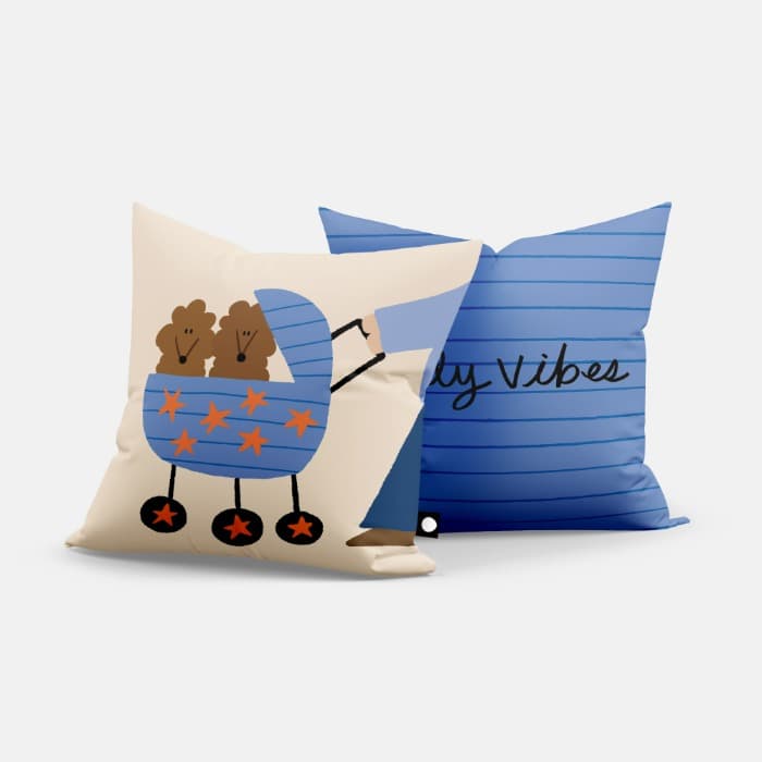 Daily vibes 쿠션 커버 이미지
