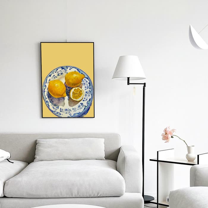 Mediterranean Summer Lemons 포스터 이미지
