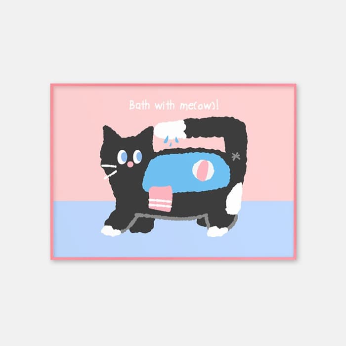 Bath with me(ow) 젖소냥 포스터 이미지