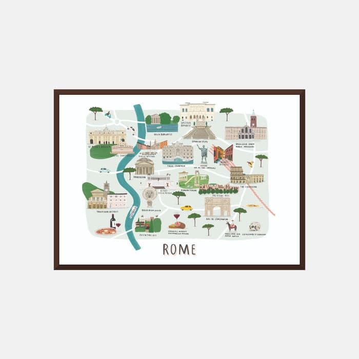 Rome Map 포스터 이미지