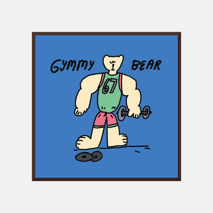 Gym bear 포스터 이미지