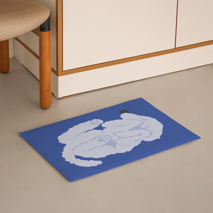 강아지식빵(blue) 발매트 이미지