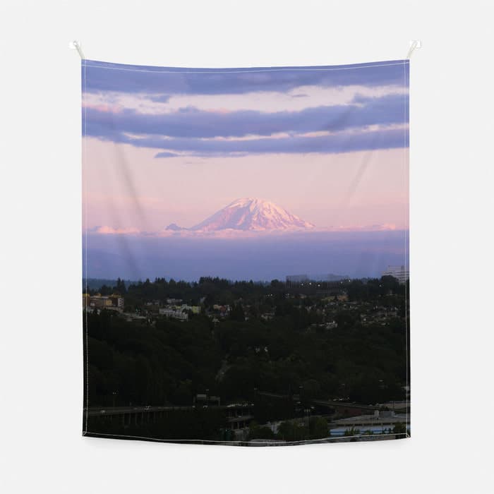 Mount Rainier 패브릭 포스터 대형 이미지
