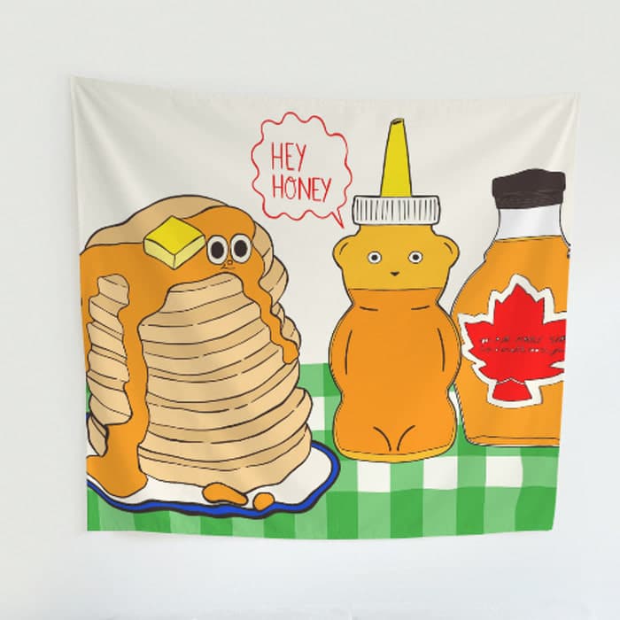 PANCAKES TEAM 패브릭 포스터 대형 이미지