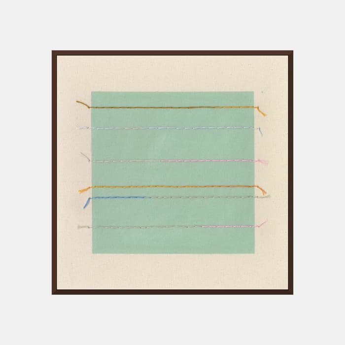 Bright Sage With Olive Line 포스터 이미지