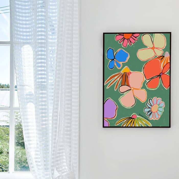 VINTAGE GARDEN GREEN 포스터 이미지