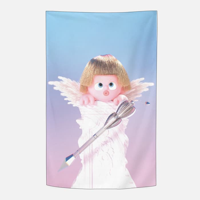 cupid girl 쉬폰 패브릭 포스터 이미지