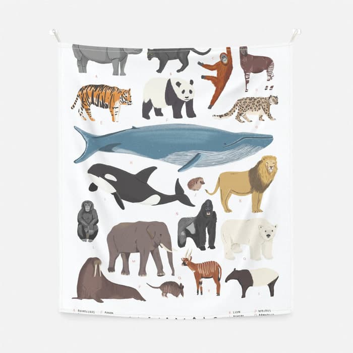 Mammals 패브릭 포스터 대형 이미지