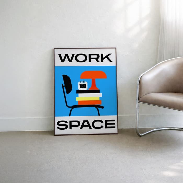 Work space 포스터 이미지