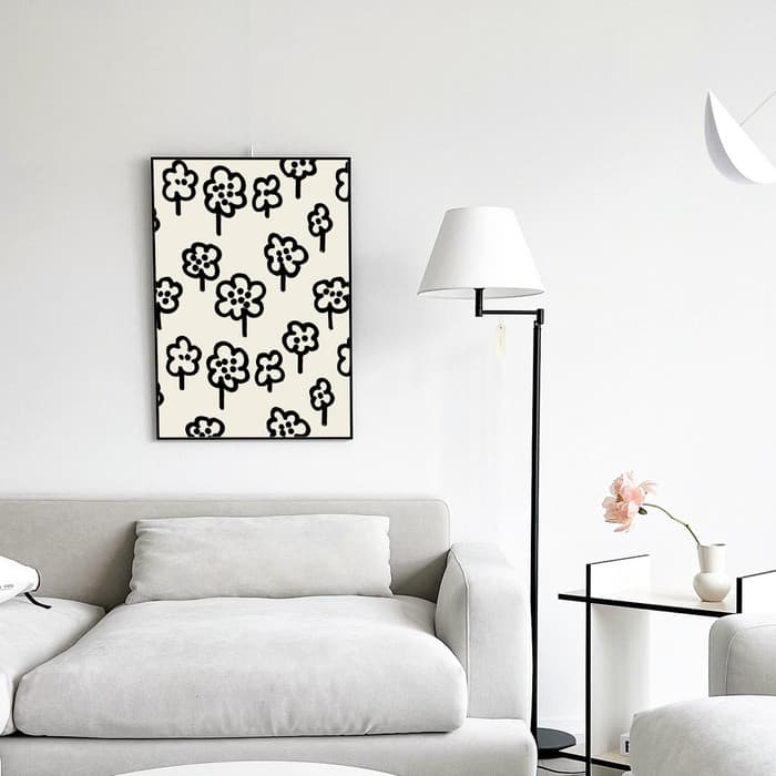 Big flowers(Black) 포스터 이미지