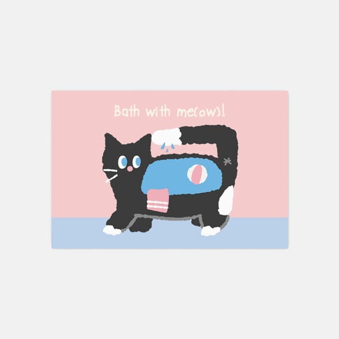 Bath with me(ow) 젖소냥 소프트 규조토 발매트 이미지