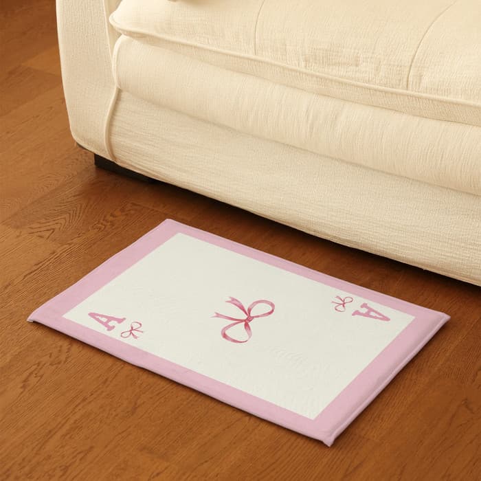 Pink Bow Ace Card 발매트 이미지