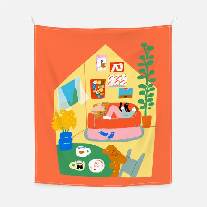 Minghan's home 패브릭 포스터 대형 이미지
