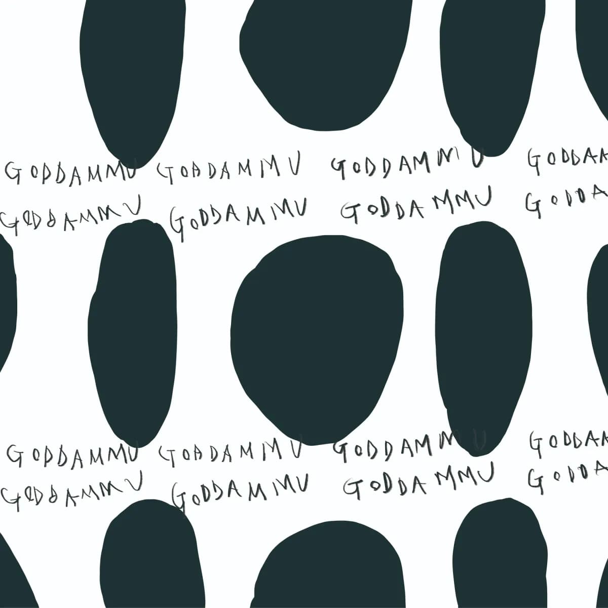 goddammu in a black dot