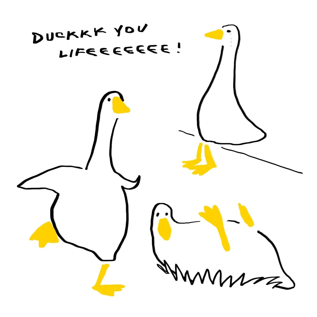 DUCKKK YOU LIFEEEEEEE!