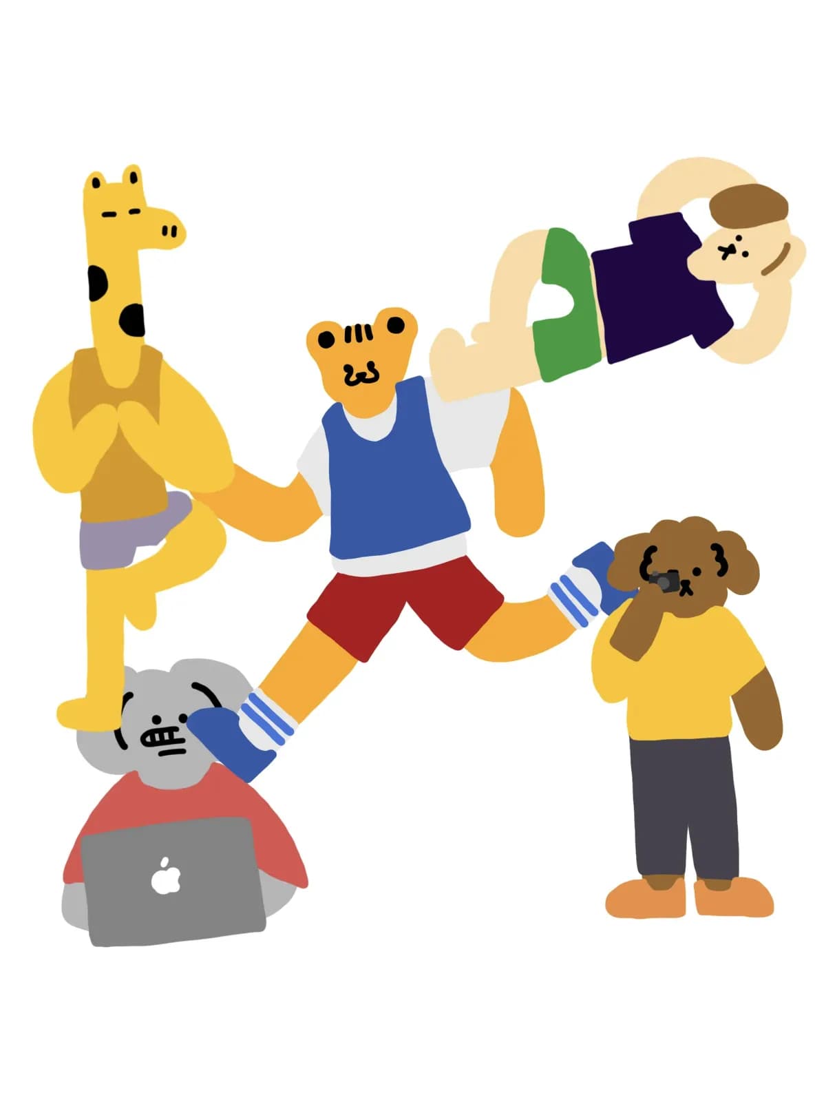 러닝훈련생 친구들