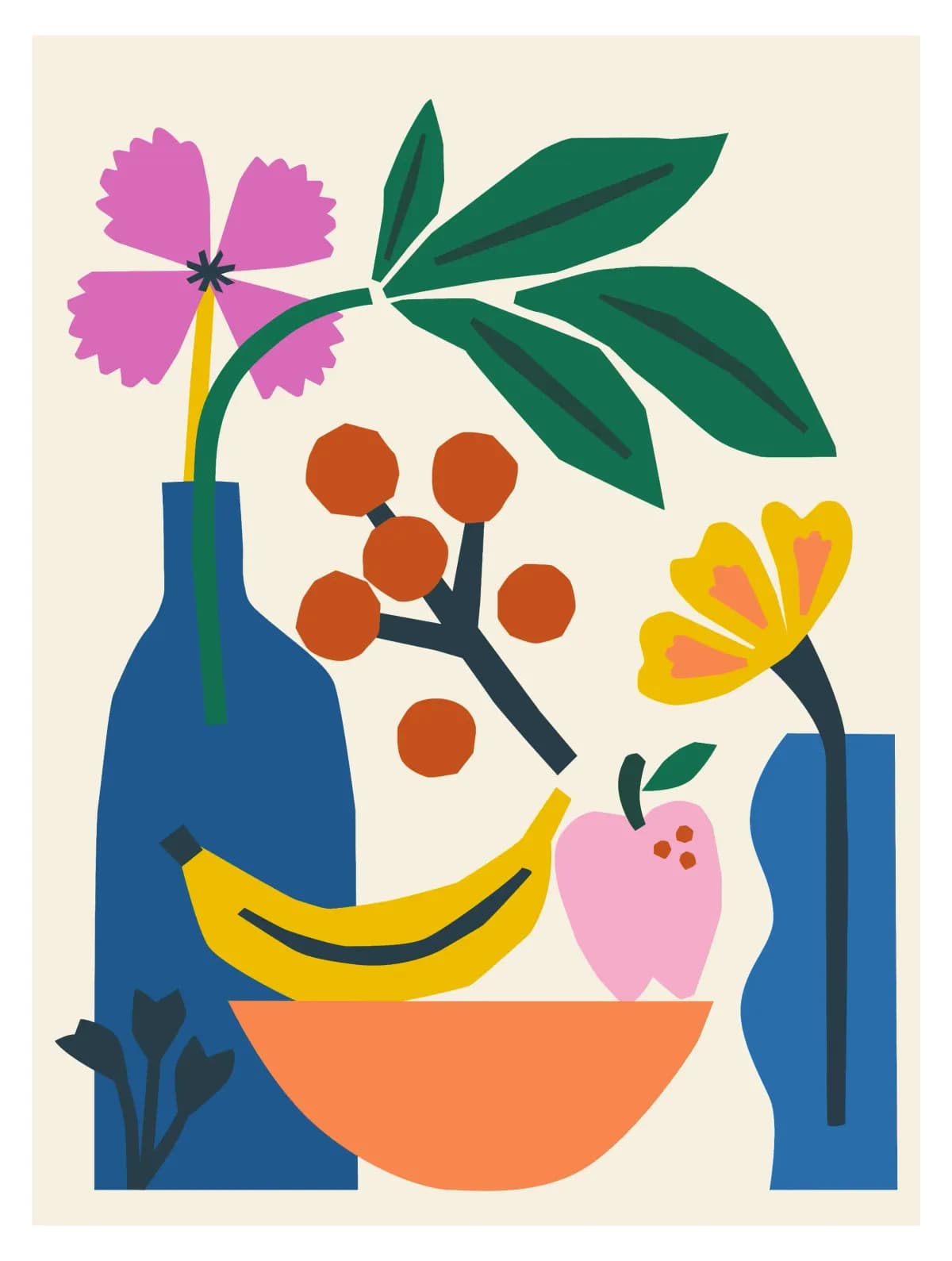 Still life with fruits