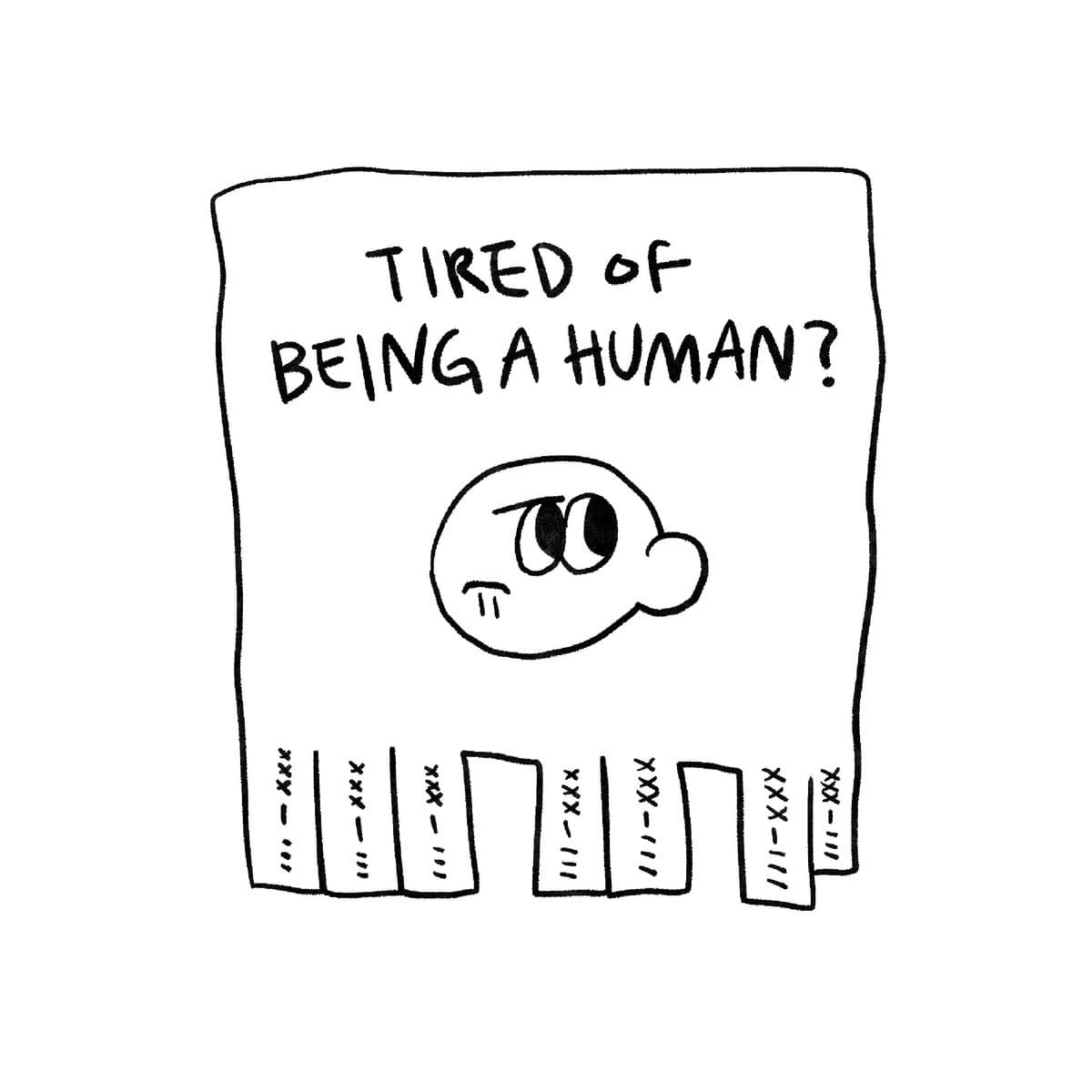 지쳤을 때 한 장씩 떼어 가는