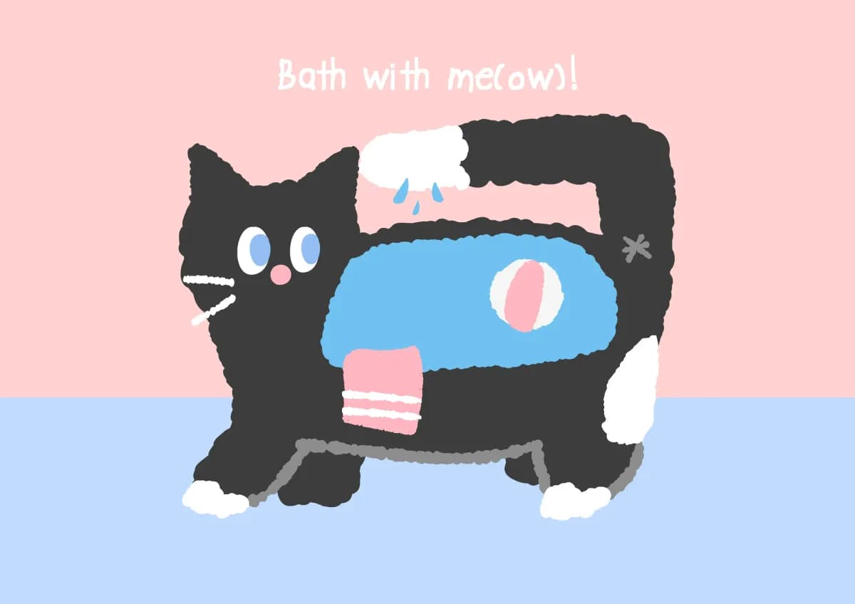 Bath with me(ow) 젖소냥