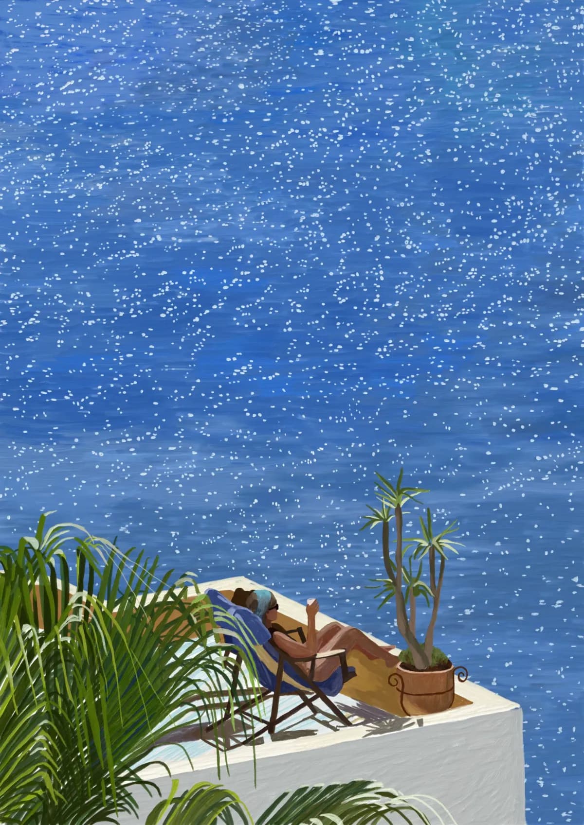 Ocean blue