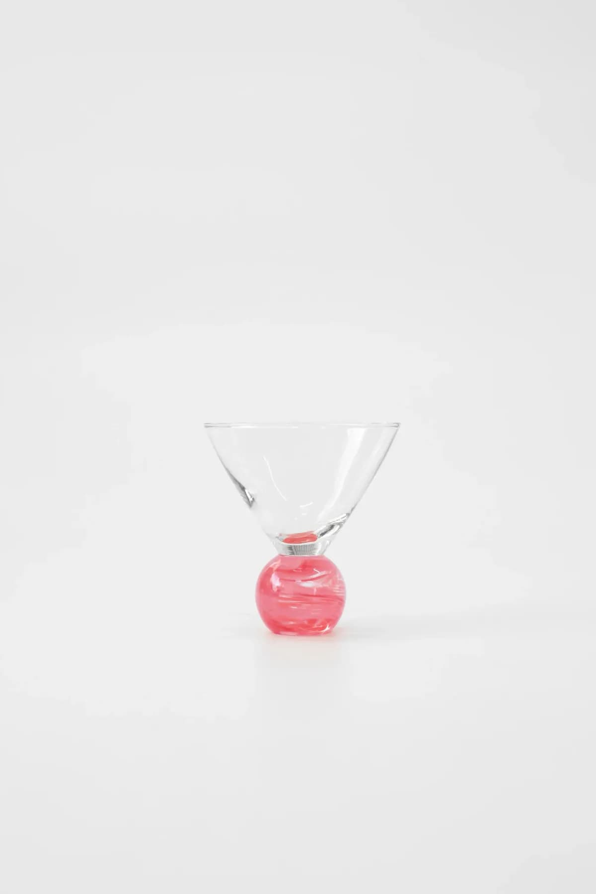 프리미엄 오라 글라스 잔 핑크