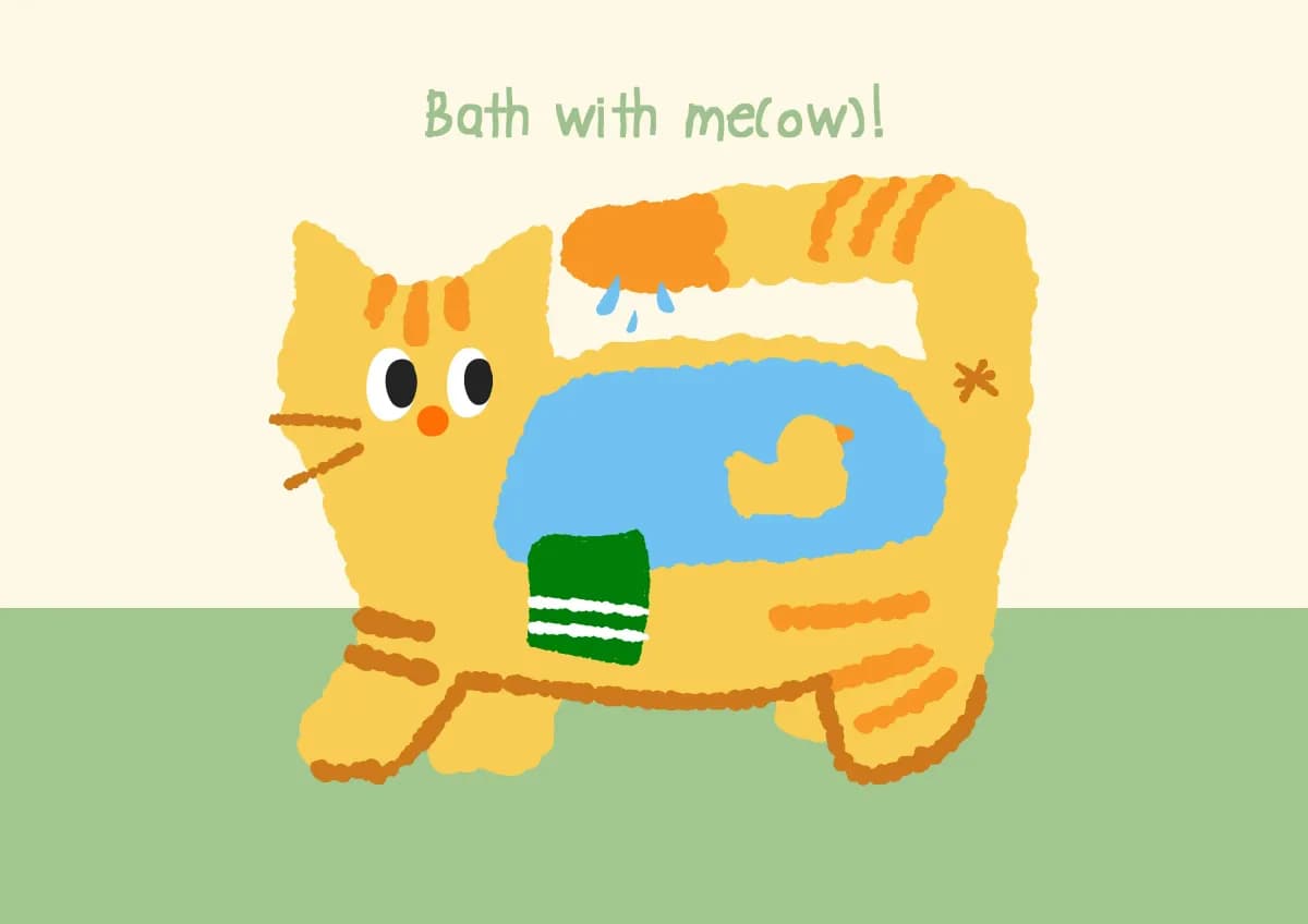 Bath with me(ow) 치즈냥