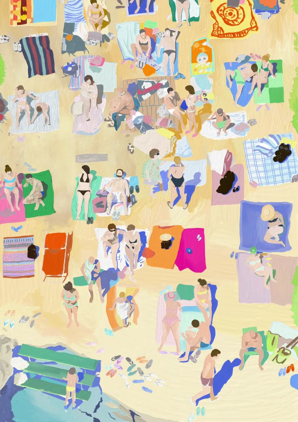 People on beach