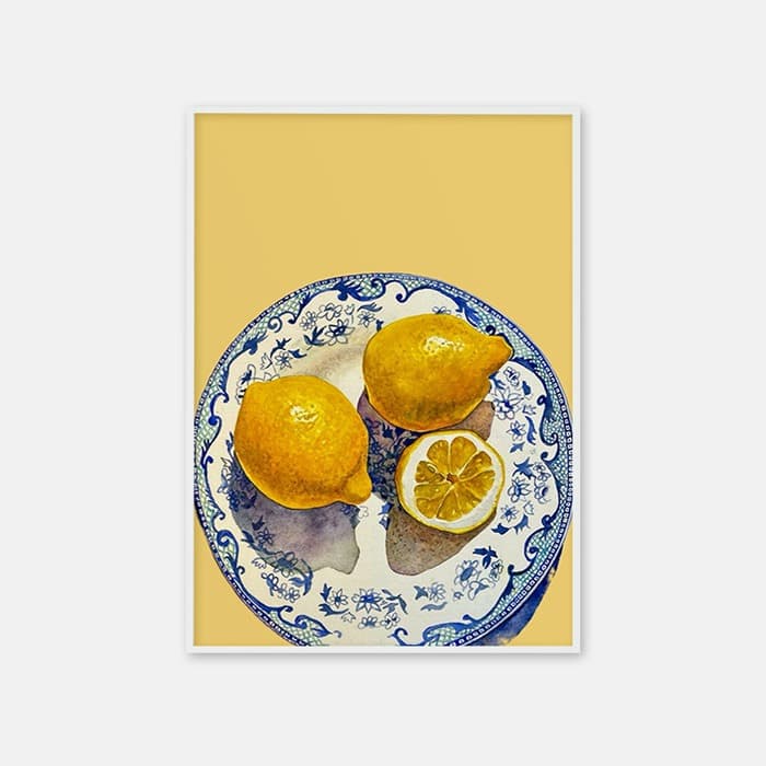 Mediterranean Summer Lemons 포스터 이미지