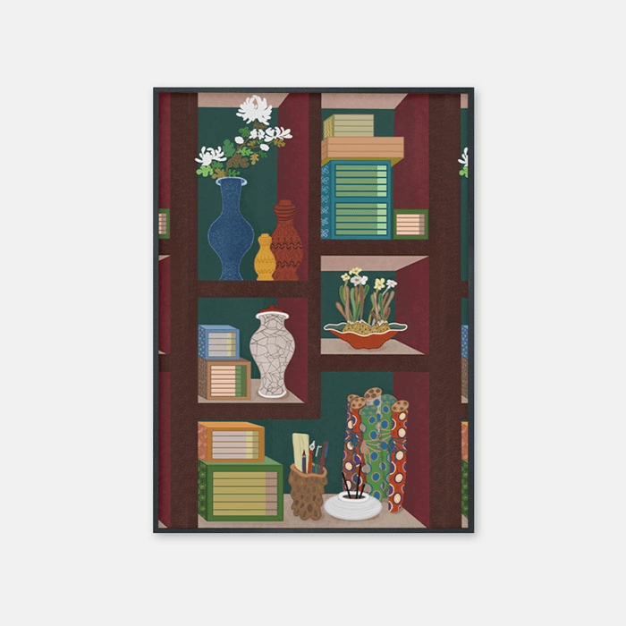 책가도 포스터 이미지