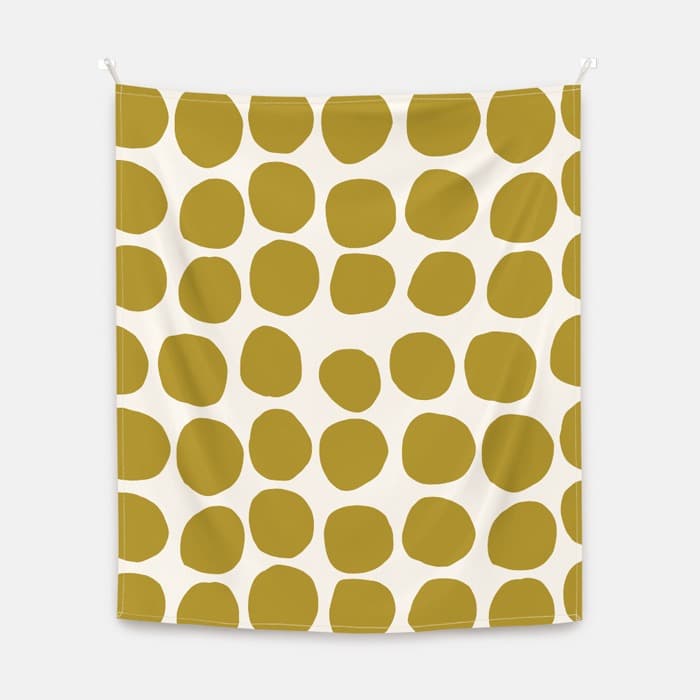 Circles cream 패브릭 포스터 대형 이미지